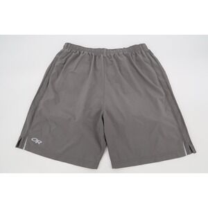 Outdoor Research Mens Turbine Shorts Large Gray‎ Lined Hiking Climbing 242889
